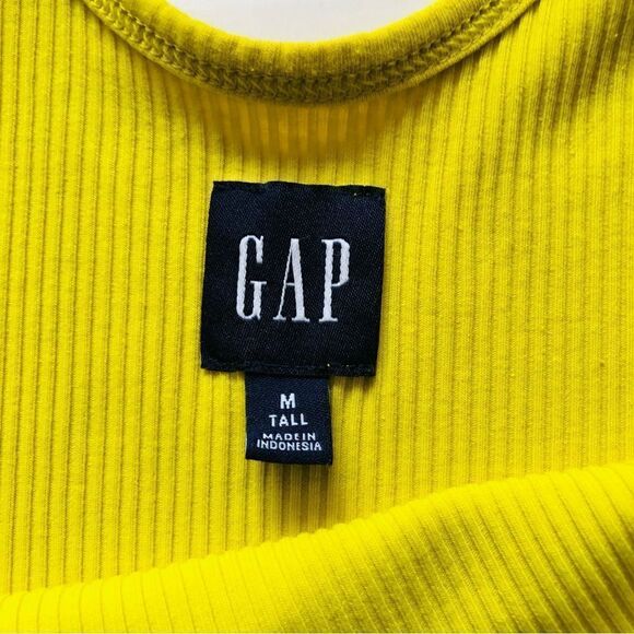 GAP Ribbed Neon Tank Top (M) - Picture 2 of 3